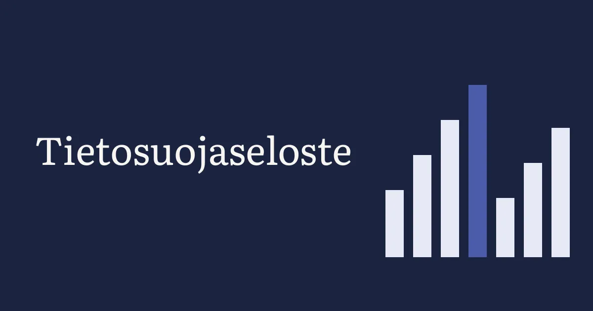 Tietosuojaseloste